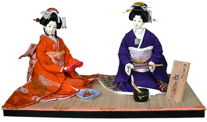 чайная церемония, интерьерная композиция, Япония, 1960-е гг.