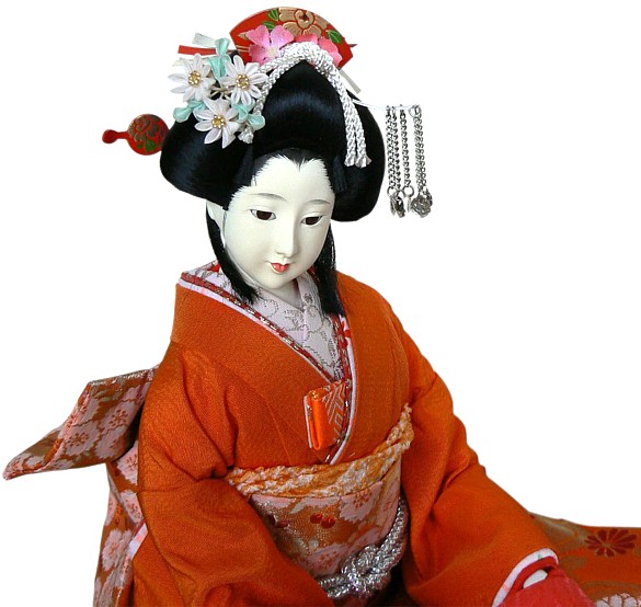 японская интерьерная кукла, 1960-е гг.