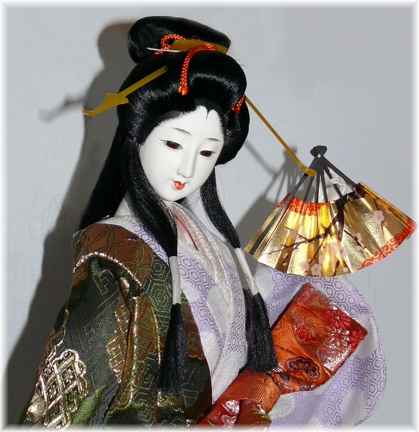 японская старинная интерьерная кукла, 1960-е гг.