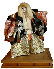 актер кабуки, интерьерная кукла, 1960-е гг., Япония