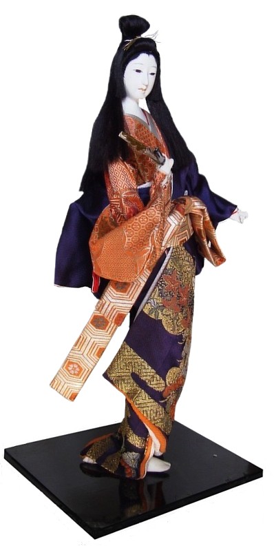 японская старинная интерьерная кукла Гейша, 1930-е гг.