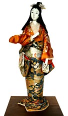японская традиционная интерьерная  кукла