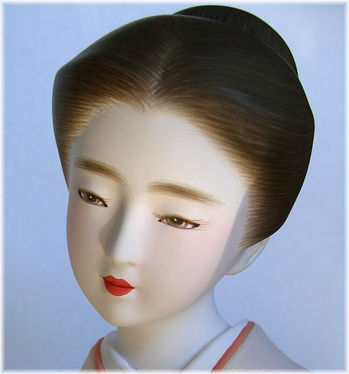 японская авторская статуэтка из керамики, Хаката, 1970-е гг.