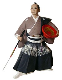 статуэтка Самурай с копьем, Япония, 1970-е гг.