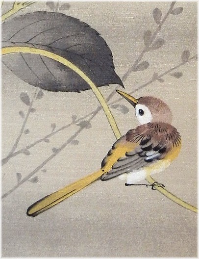 рисунок на японской традиционной ширме