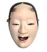 японская маска театра Но, керамика, 1930-е гг.
