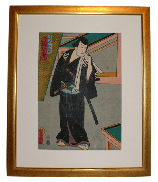 Utagawa Kanesada Toyokuni III,  гравюра укие-э, после 1844 г.