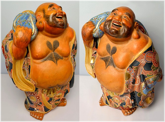 японское искусство - статуэтка одного из Семи Богов Счастья - ХОТЭЯ