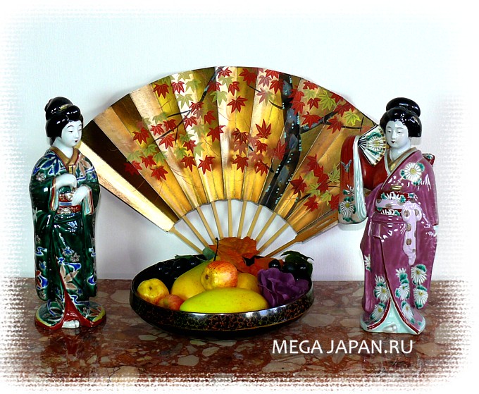 японские антикварные фарфоровые статуэтки
