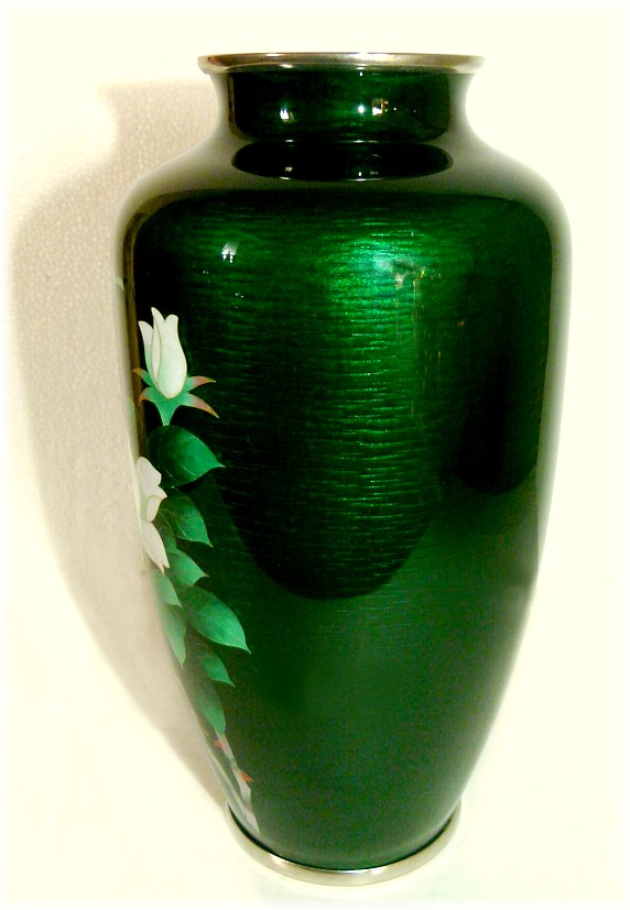 старинная японская ваза клуазоне АНДО, 1920-е гг.