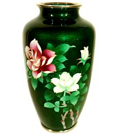 японская  ваза клуазоне АНДО, 1920-е гг.