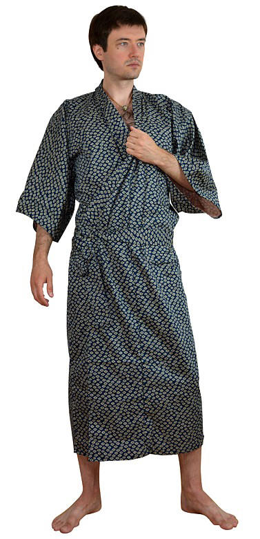 японское кимоно из хлопка - стильная одежда для дома