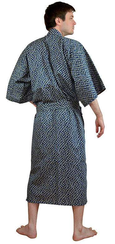 японская одежда: мужская юката, хлопок 100%
