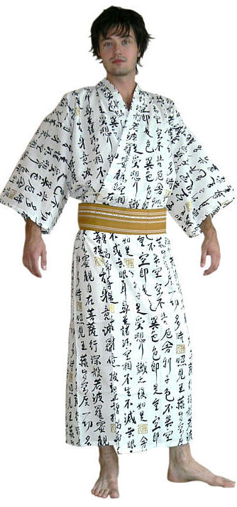 юката - традиционный японский халат из хлопка
