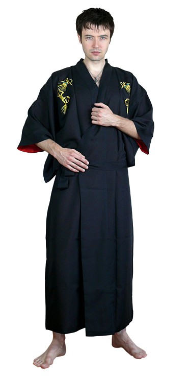 мужской халат-кимоно