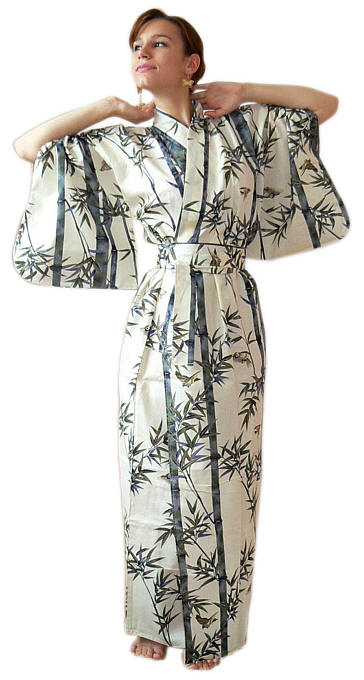 японское кимоно из хлопка - стильная одежда для дома