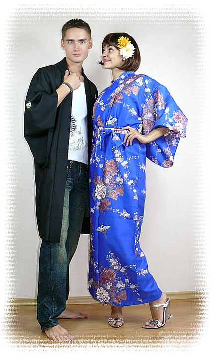 японское кимоно и хаори