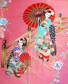 кимоно: рисунок ткани