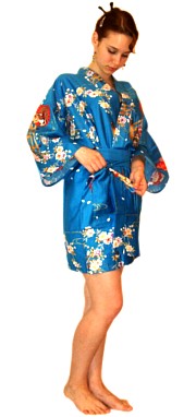 халатик-кимоно МАИЙКО, хлопок 100%, сделано в Японии