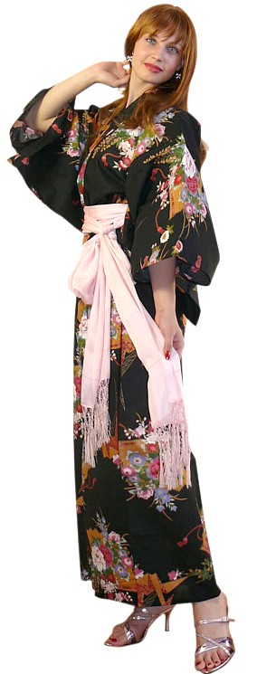 японское кимоно ОРИГАМИ из хлопка