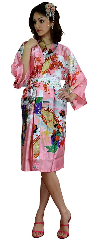 халатик-кимоно АСАКУСА, сделано в Японии