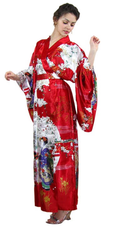 японское кимоно - женская одежда для дома