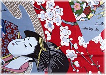 кимоно, рисунок ткани