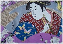 кимоно, рисунок ткани