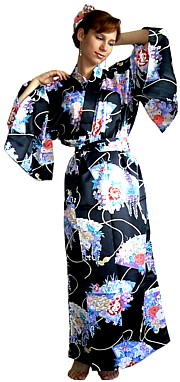 женкий халат в японском стиле