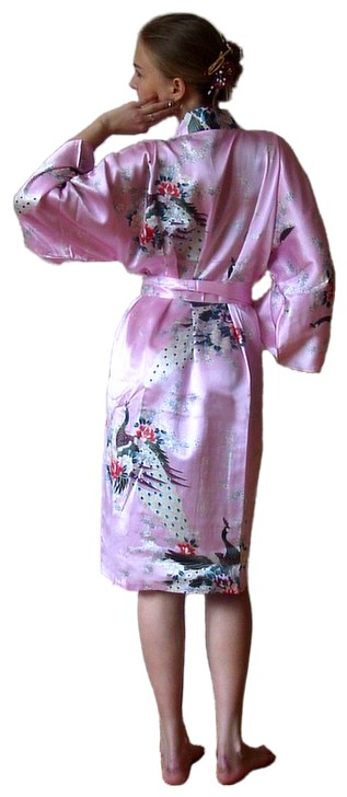 японское шелковое кимоно АСАГАМИ