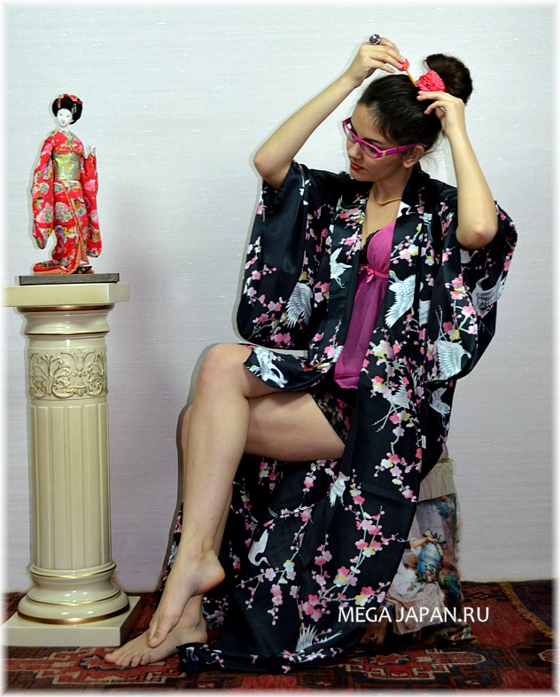 эксклюзивная женская одежда из натурального шелка, Япония