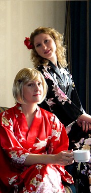 японские шелкове кимоно - красивая одежда для дома и отличный подарок