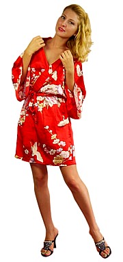 халатик-кимоно, шелк 100%, Япония