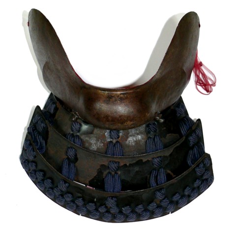 защитная полу-маска самурая, 16 в.