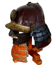 боебой шлем самурая КАБУТО, конец эпохи Муромати