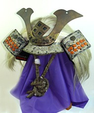 самурайский шлем КАБУТО с гербом князя ТАКЕДА