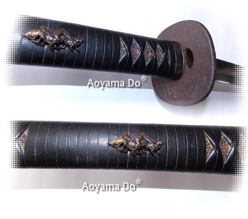 оплетка рукояти японского меча - менуки