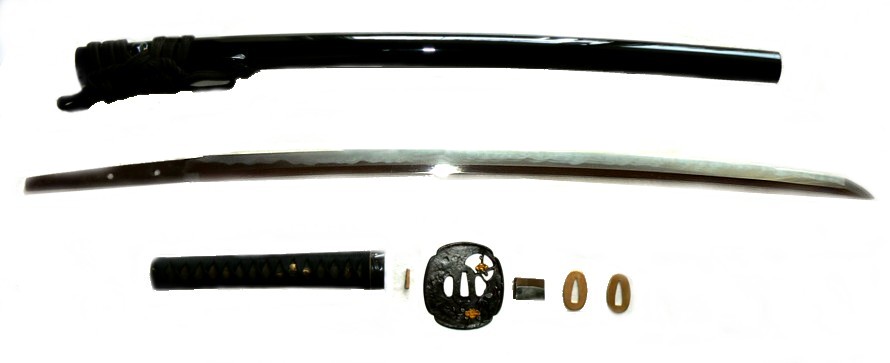 японский меч и его монтировка