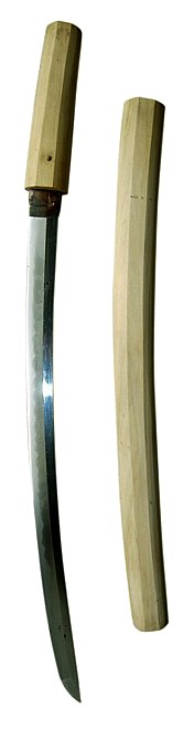 японский антикварный меч эпохи Эдо в широ-сая