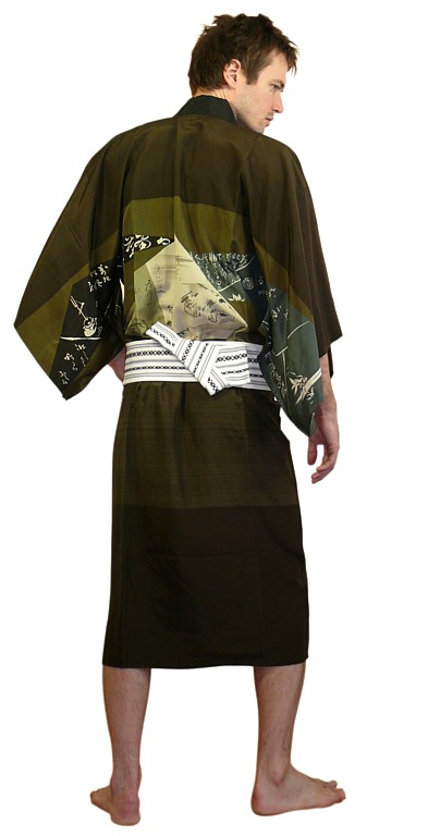 традиционное японское мужское  кимоно