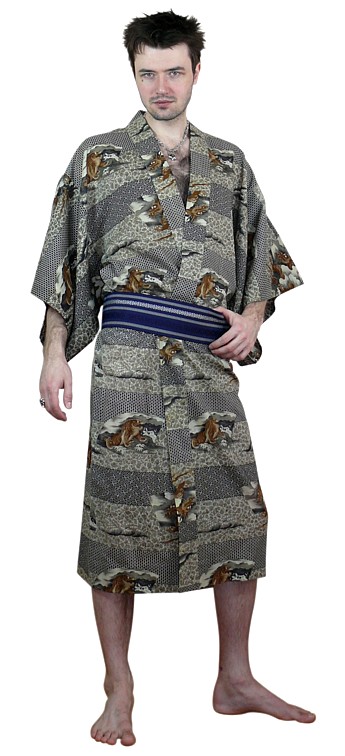 традиционное мужское японское кимоно