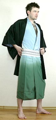 японская одежда: хаори из шелка, 1940-е гг.