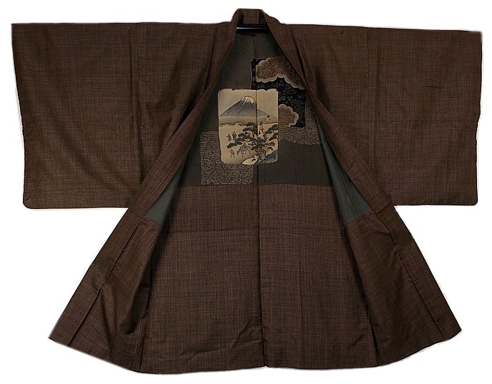 японская традиционная одежда: мужское шелковое хаори